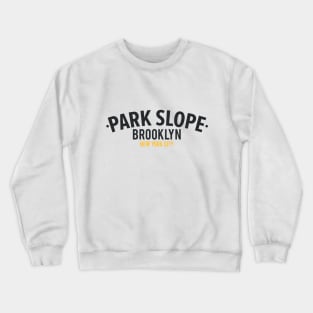 Park Slope Brooklyn NYC Neighborhood Graphic Design Crewneck Sweatshirt